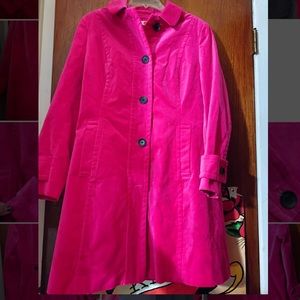 Party Pink Velvet Coat